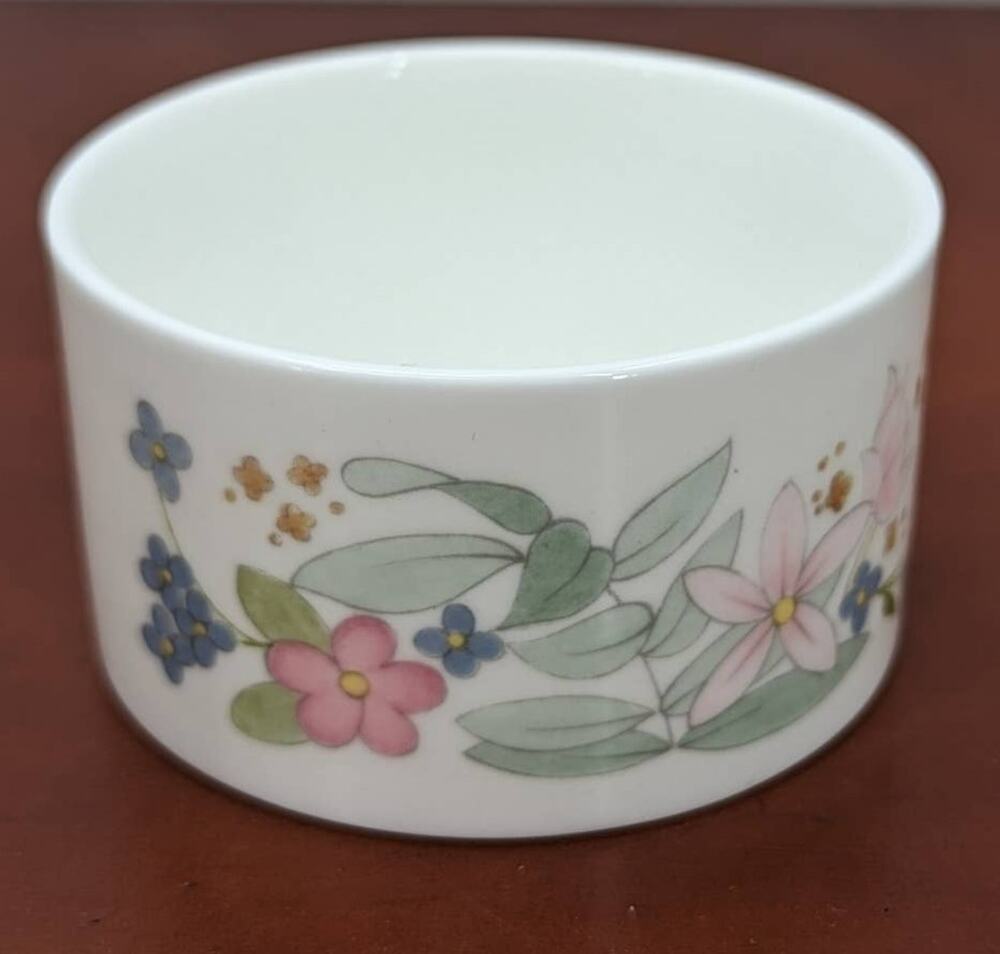 Vintage Open Sugar Bowl Pot No Lid Meadow Sweet Bone China Wedgwood Replacement